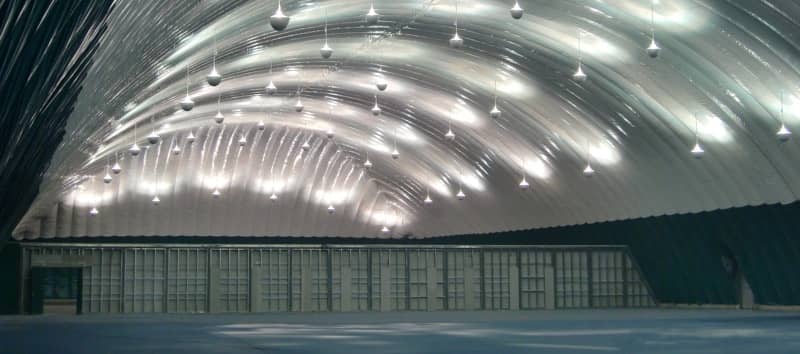 The Interior of a Shelter-Rite Architectural Fabrics Air-Supported Structure