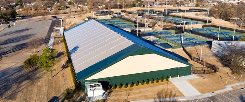 Oklahoma City Tennis Center- Photo Source: Legacy Building Solutions