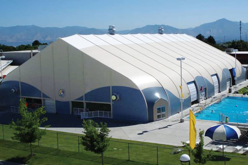 high performance architectural fabric building